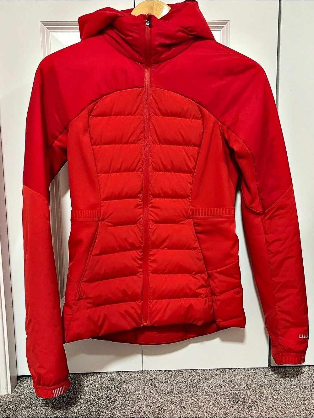 Lululemon Down for It All Jacket - Grenadine Red - Size 4